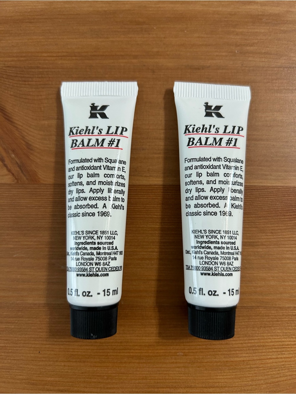 Kiehl’s lip balm #1 set of 2